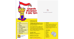 Desktop Screenshot of cinderellapreschool.com